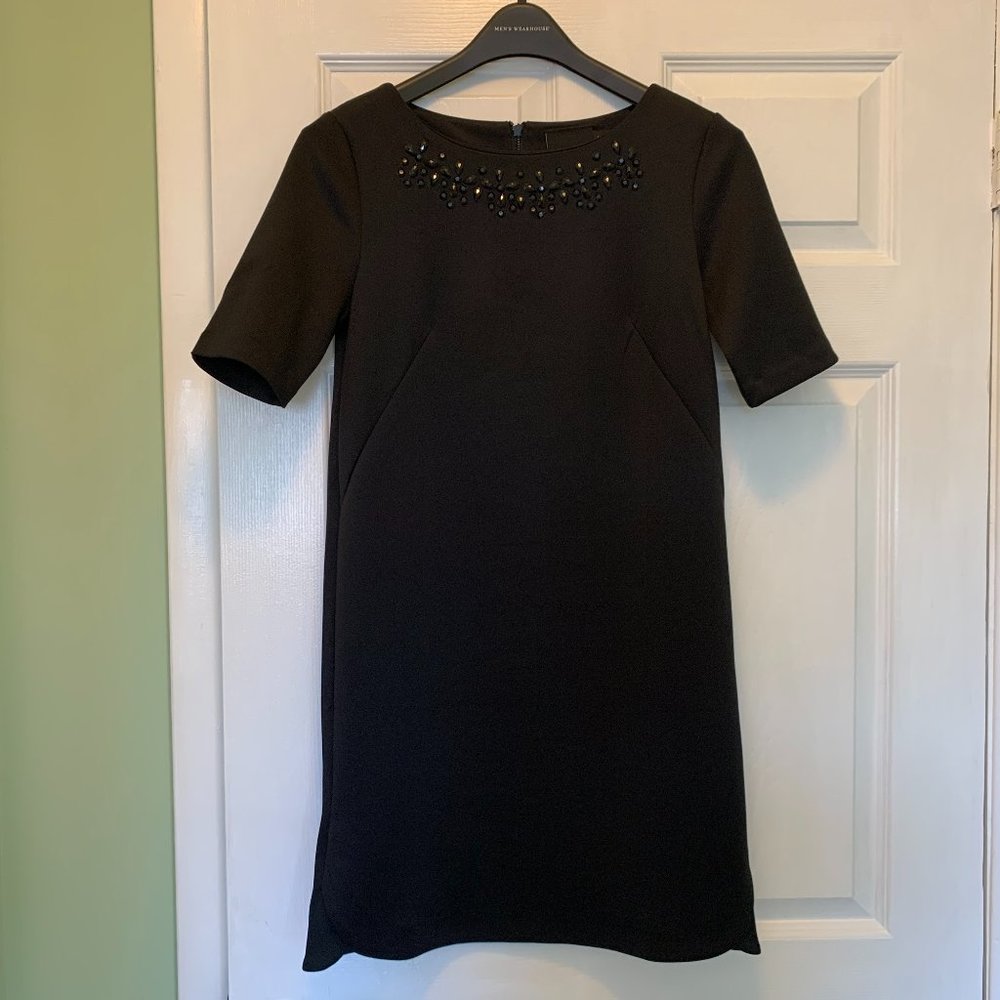 Cynthia Rowley black jeweled neck dresses